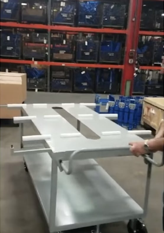 Custom Handling Cart, Assembly Station