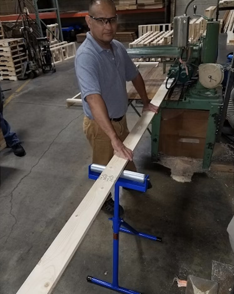 Space Saving Portable Folding Roller Stand